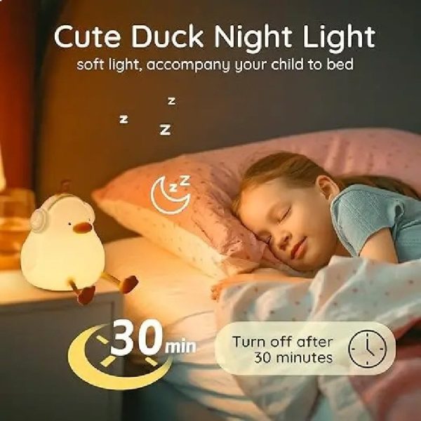 music duck silicone sleep light