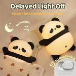 panda hungry silicone sleep lamp