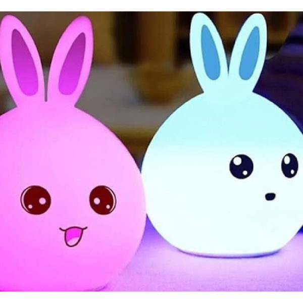 rabbit silicone sleep lamp