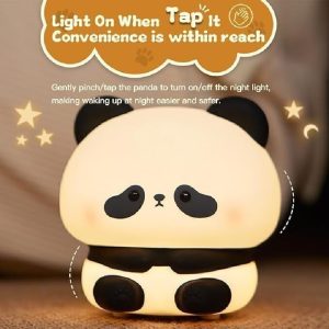 sitting panda light lamp