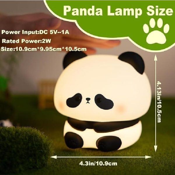sitting panda sleep lamp