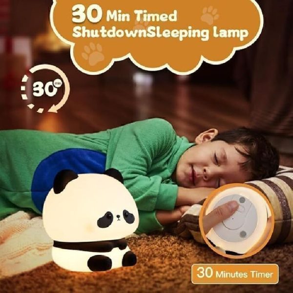 sitting panda silicon lightp lamp