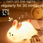 sleppy rabbit silicone sleep light