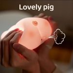 soft pig silicone sleeping lamp