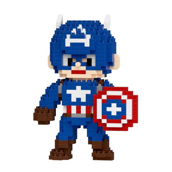 Lego Captain America figure model