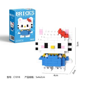 Lego Minifigure Hello Kitty Model