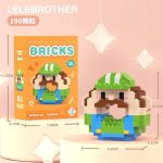 Lego Minifigure Luigi Donut Model