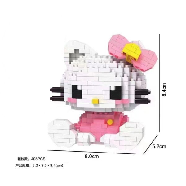 Lego Minifigure Hello Kitty Model