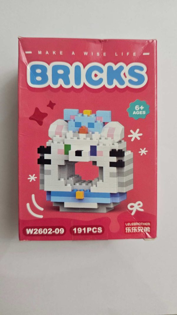Minifigure Lego Donut Kitty and Mouse