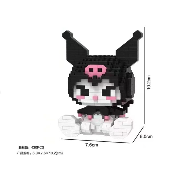 Lego minifigure Kuromi model